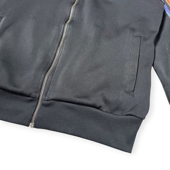 Adidas Rainbow 3 Stripes Track Jacket Pride Collection LGBT UNISEX L Black - Picture 8 of 13